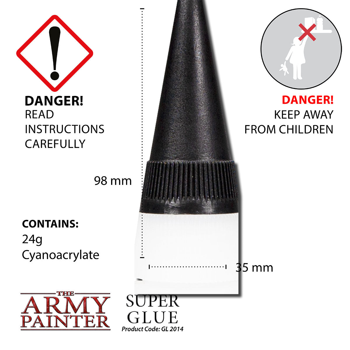 Super Glue - Instant Strong Adhesive for Home Repairs, Crafts & DIY Projects | Fast Bonding Cyanoacrylate Glue