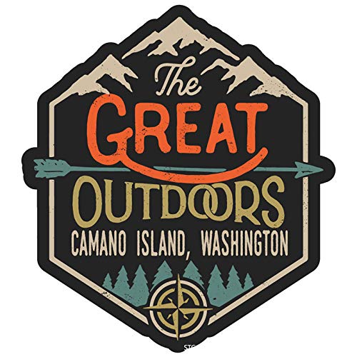 Camano Island Washington The Great Outdoors 4-Inch Refrigerator Magnet - Perfect for Home, Office & Travel Souvenirs