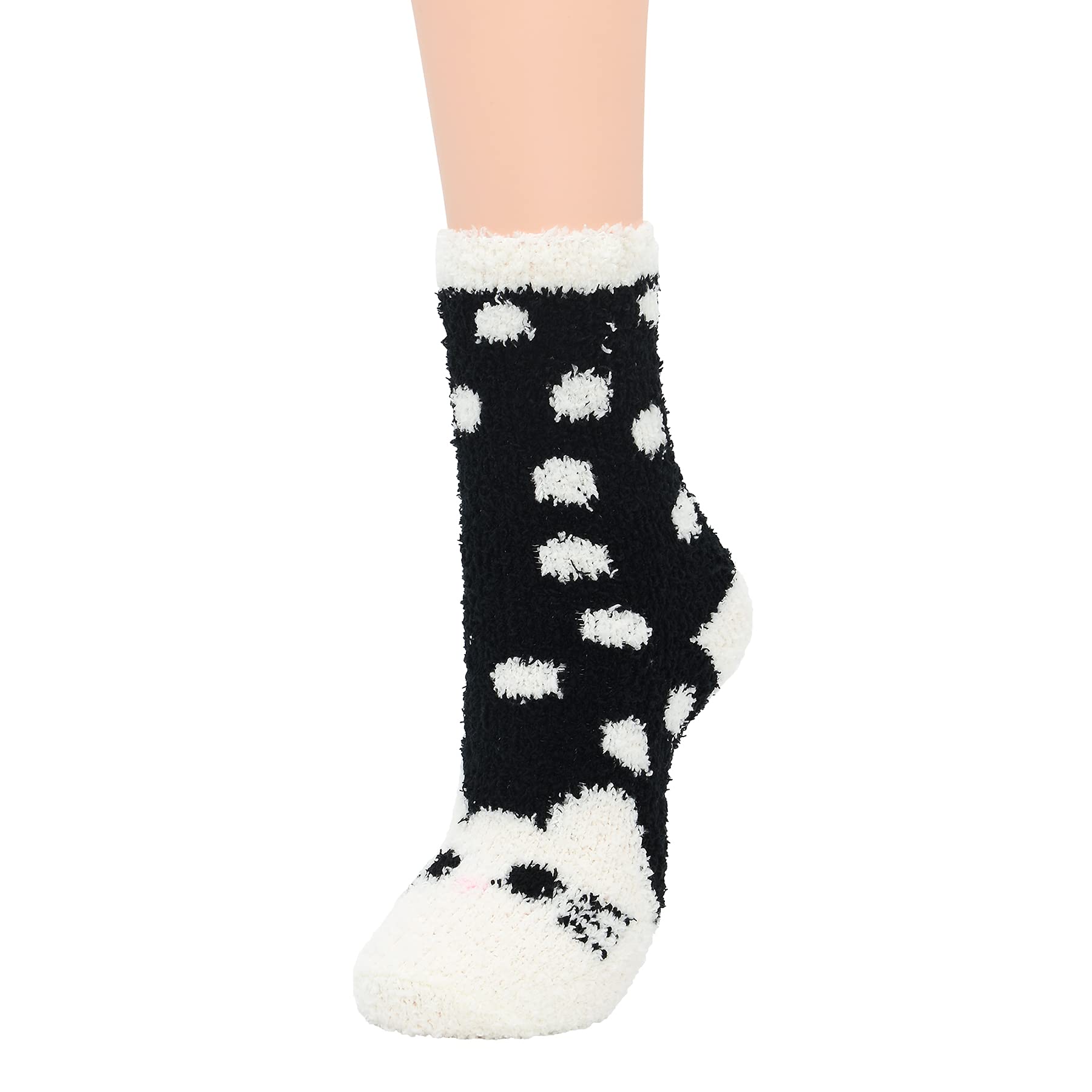 Zando Women's Soft Fuzzy Socks - Thick Warm Winter Slipper Socks for Home, Sleeping & Lounge - Cozy Fluffy Non-Slip House Socks for Cold Weather Comfort