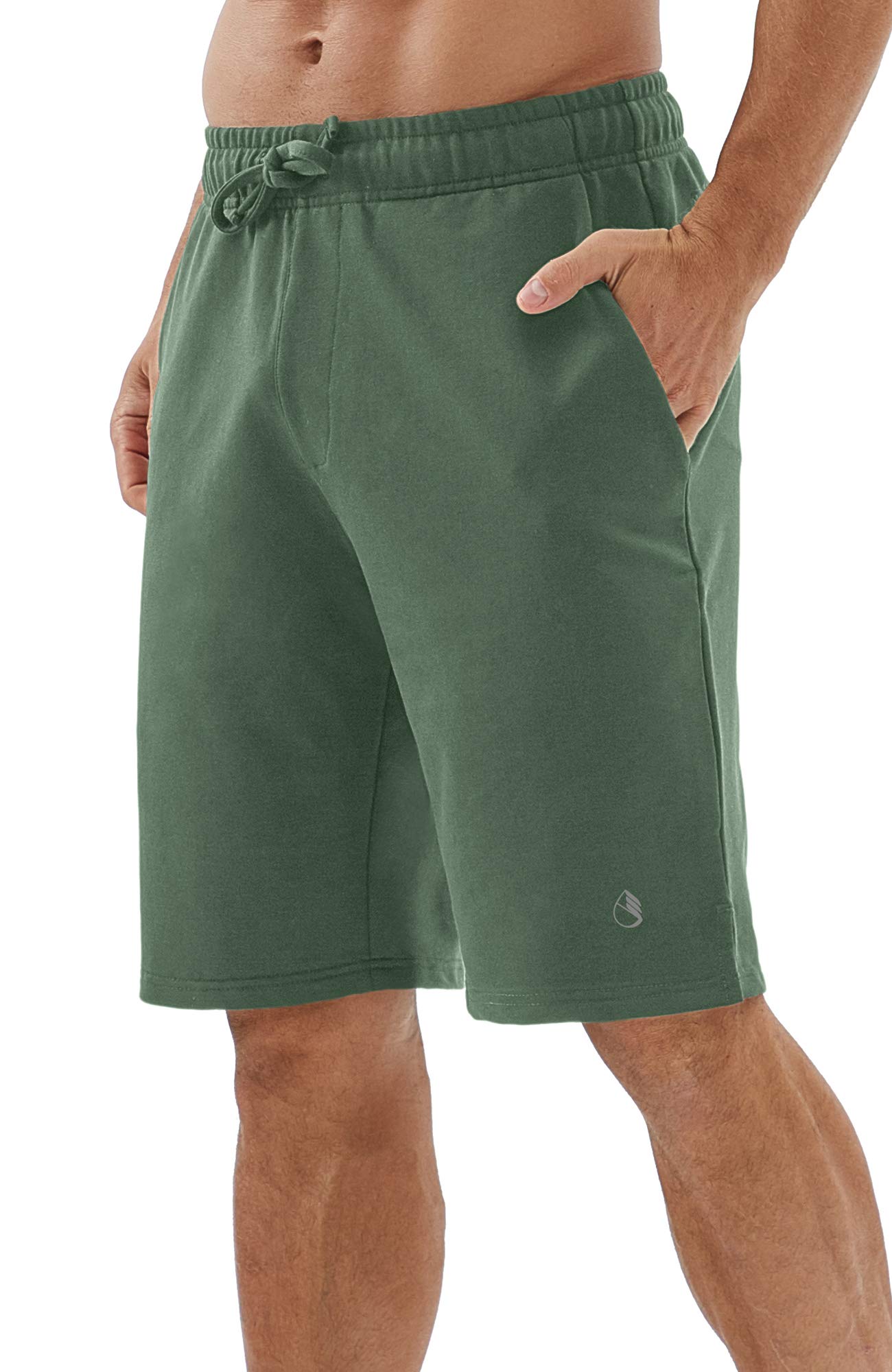 Icyzone Men's Athletic Shorts - Breathable Workout Running Gym Lounge Jogger Shorts with Pockets - Perfect for Training, Sports & Casual Wear