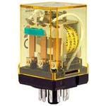 RR3PA-ULCDC48V 48VDC 10A 3PDT Power Relay with Socket (35.6x35.6x55.5mm) - 2 Pack for Industrial Automation, HVAC Systems & Electrical Control Panels