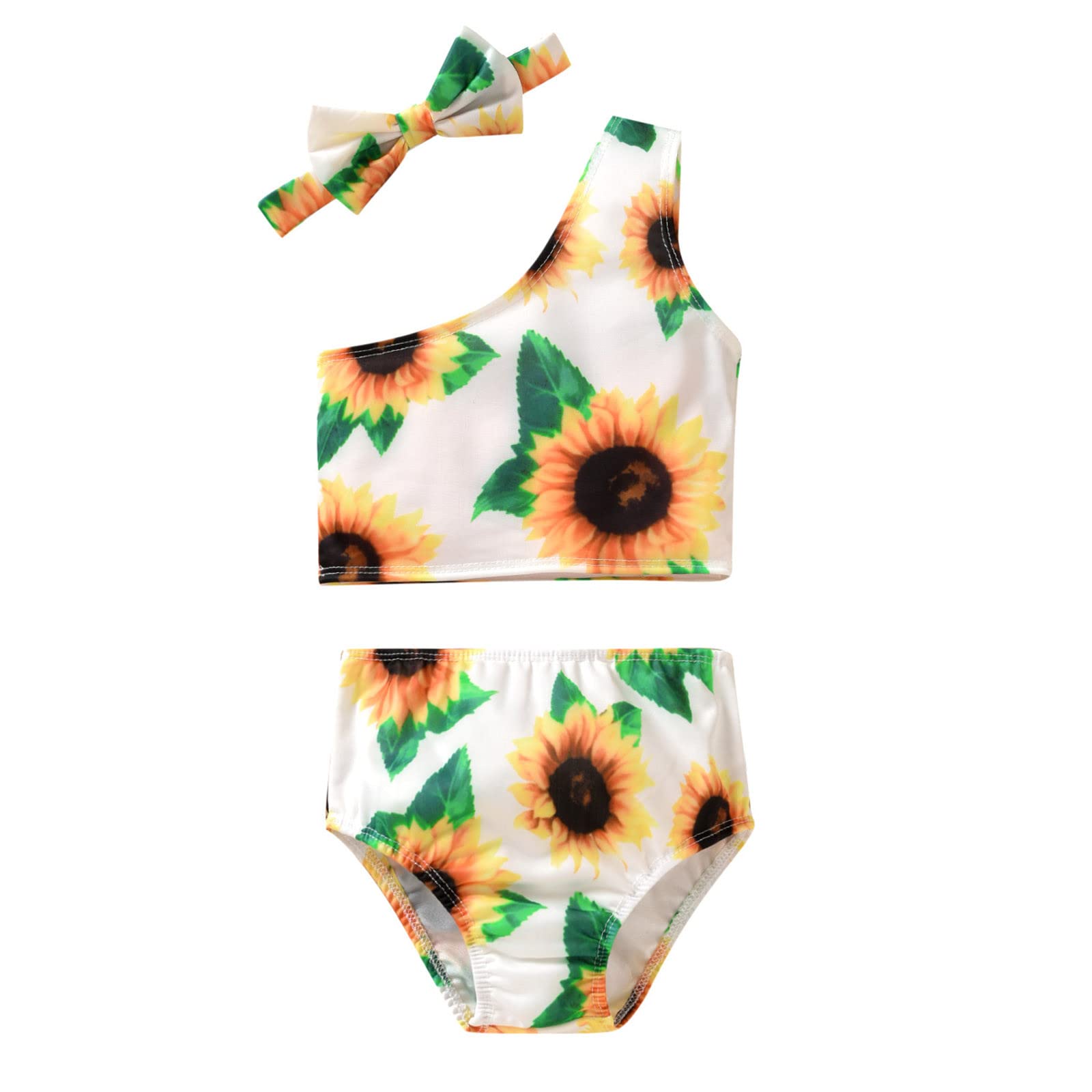 Girls' Toddler Swimwear Set - Cute Print Summer Swimsuit for Baby & Kids 1-6 Years | Beach, Pool & Water Play Outfit