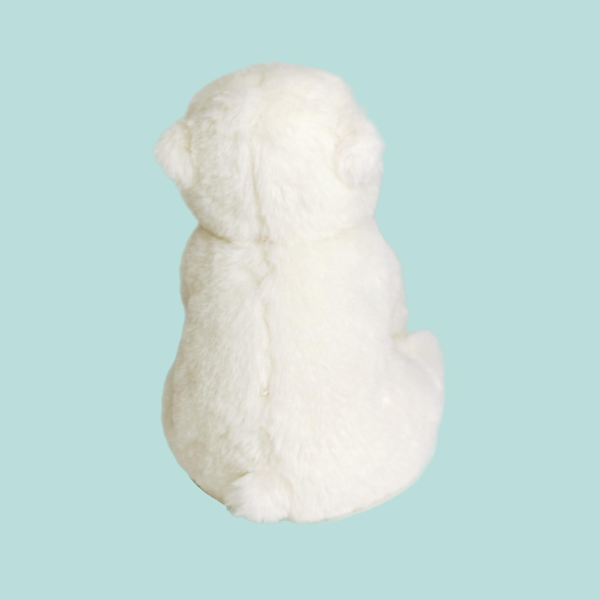 Eco-Friendly Deluxe Paws 100% Recycled Plush Polar Bear Toy - Sustainable Pet Chew Toy for Dogs & Puppies, Perfect for Indoor Playtime & Training Rewards