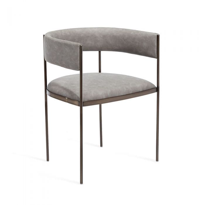 Alaric Modern Dining Chair - Sturdy Wooden Frame & Comfortable Upholstered Seat - Perfect for Kitchen, Dining Room & Home Office