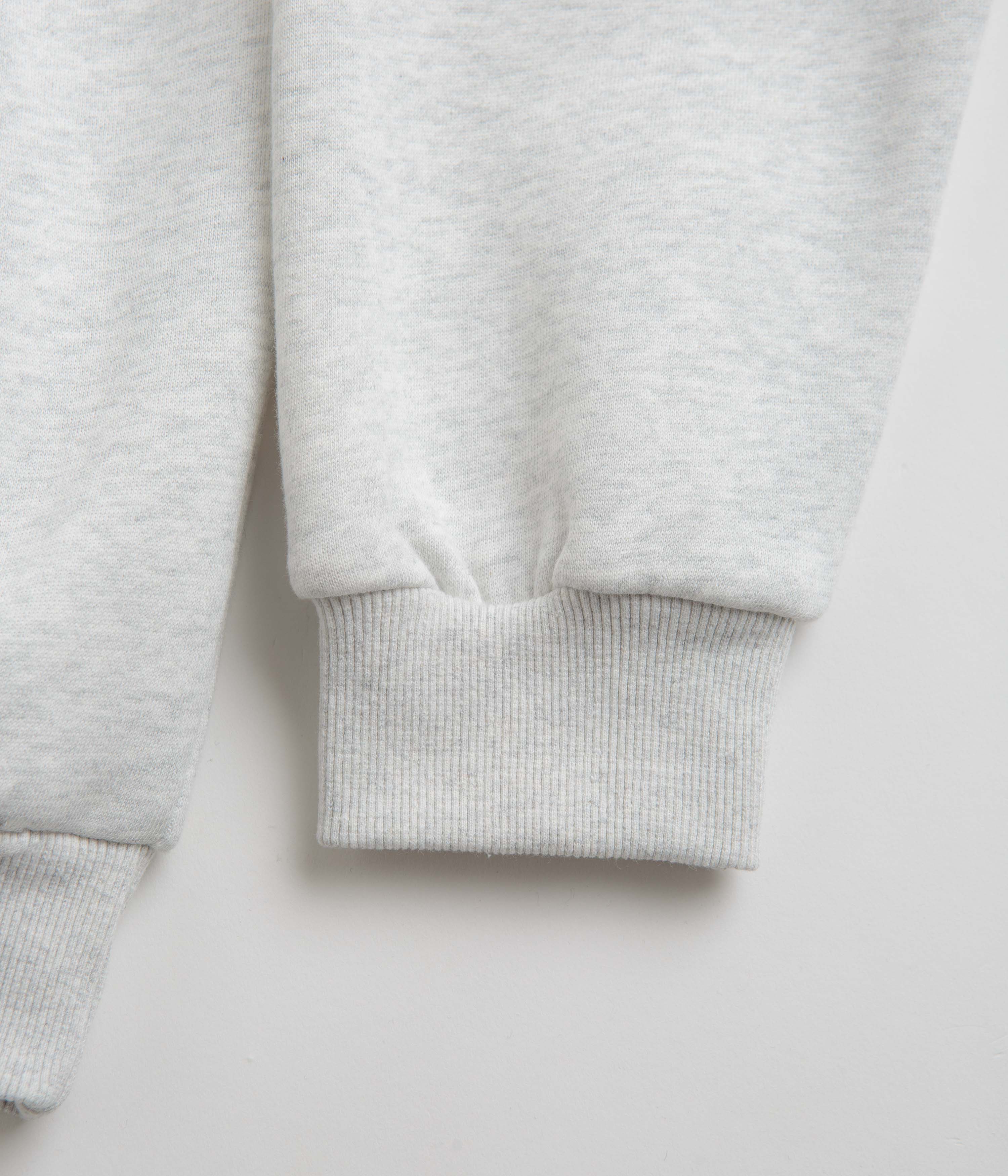 Butter Goods Caterpillar Embroidered Hoodie - Ash Grey Pullover Sweatshirt for Men & Women | Streetwear Fashion, Casual Wear & Outdoor Activities