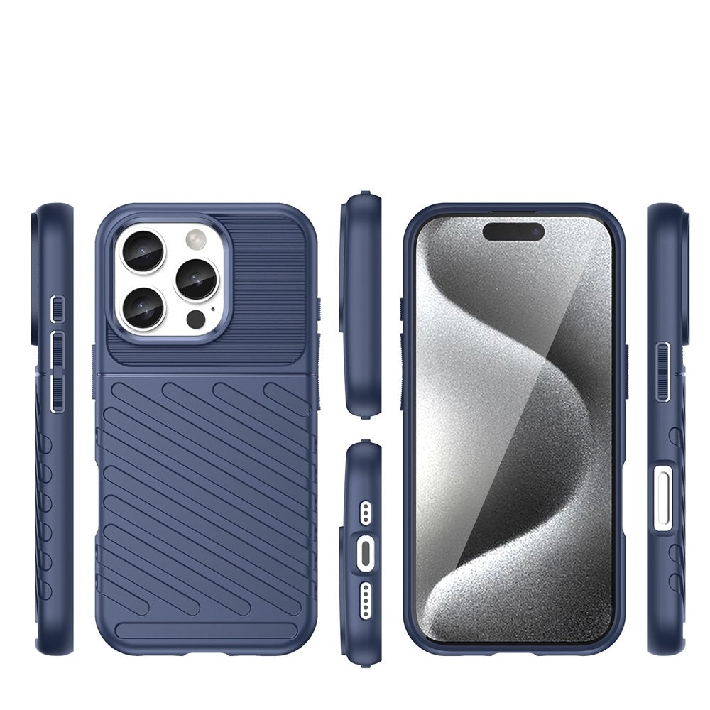 Shockproof Soft Silicone Case for iPhone 16 Pro Max - Slim Protective Cover with Anti-Slip Grip for Everyday Use & Outdoor Activities
