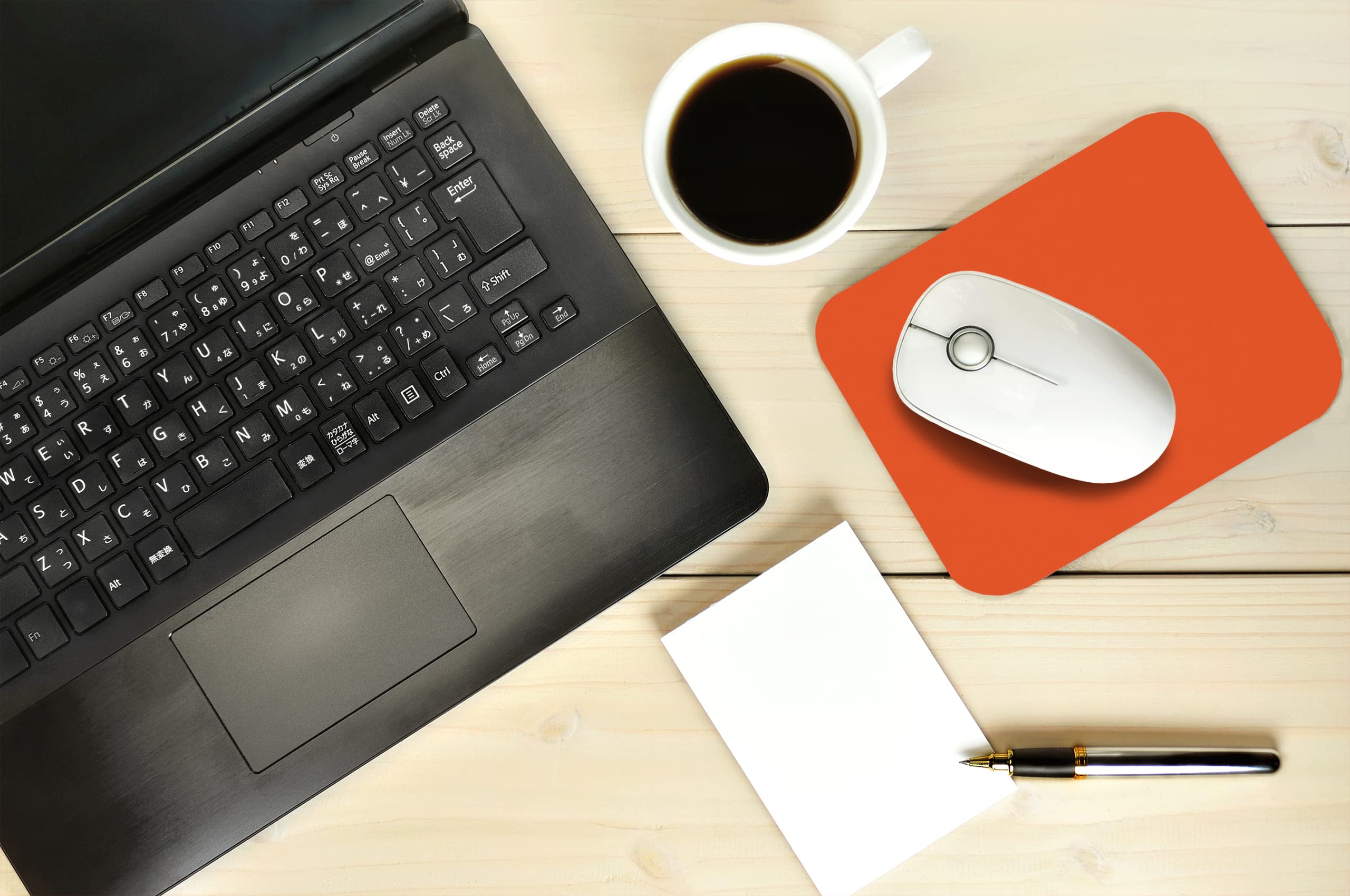 Premium Solid Color Mouse Pad - Burnt Orange, Non-Slip Rubber Base, Smooth Surface for Gaming & Office Use - Perfect for Desktops, Laptops & Workstations