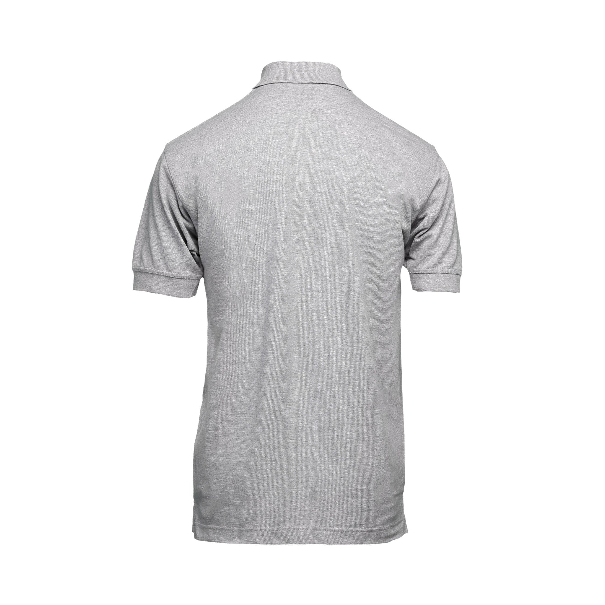 Premium Hoi Polo Shirt for Men - Soft Heather Grey Cotton Blend - Casual & Business Wear - Perfect for Golf, Office & Outdoor Activities