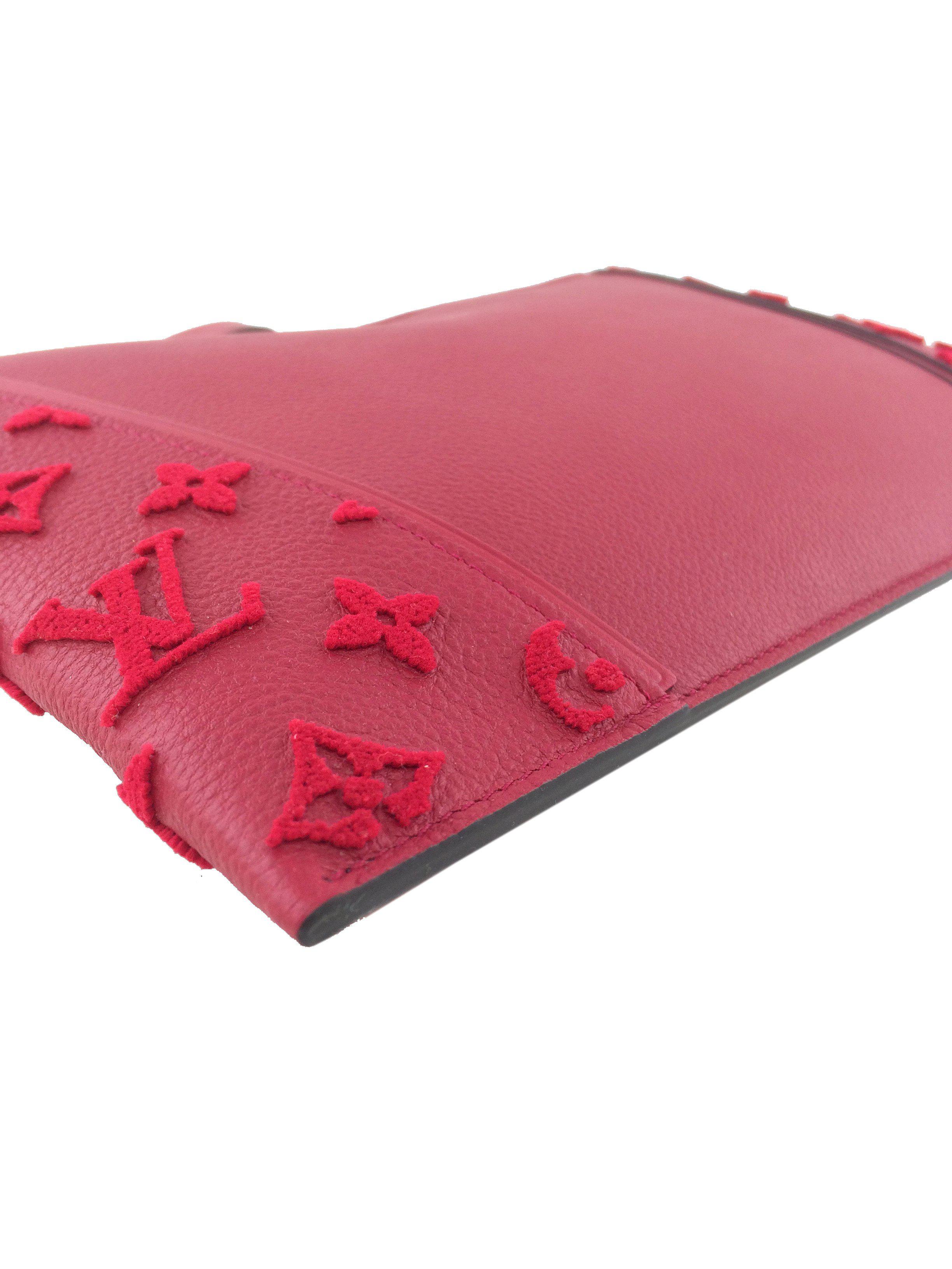 Authentic Louis Vuitton Monogram Veau Cachemire Women's Pochette Crossbody Bag - Perfect for Date Night & Evening Events
