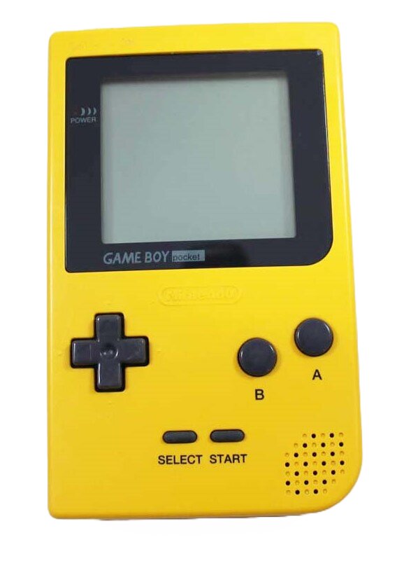 Original Game Boy Pocket Yellow - Retro Handheld Gaming Console for Nintendo Enthusiasts | Perfect for Collectors, Vintage Gaming, and On-the-Go Entertainment