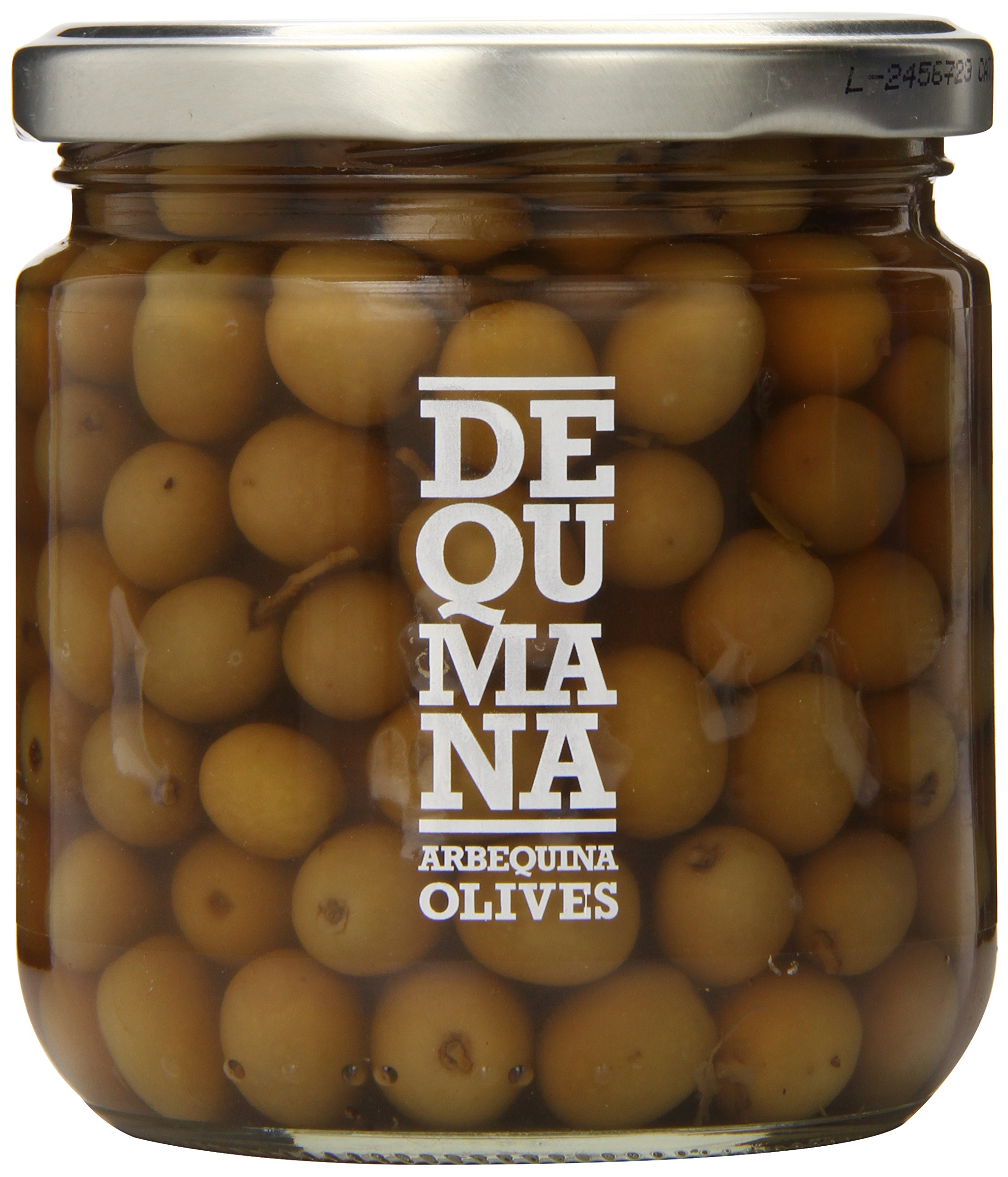 Dequmana Arbequina Olives 12 oz - Premium Spanish Olives for Salads, Tapas & Charcuterie Boards