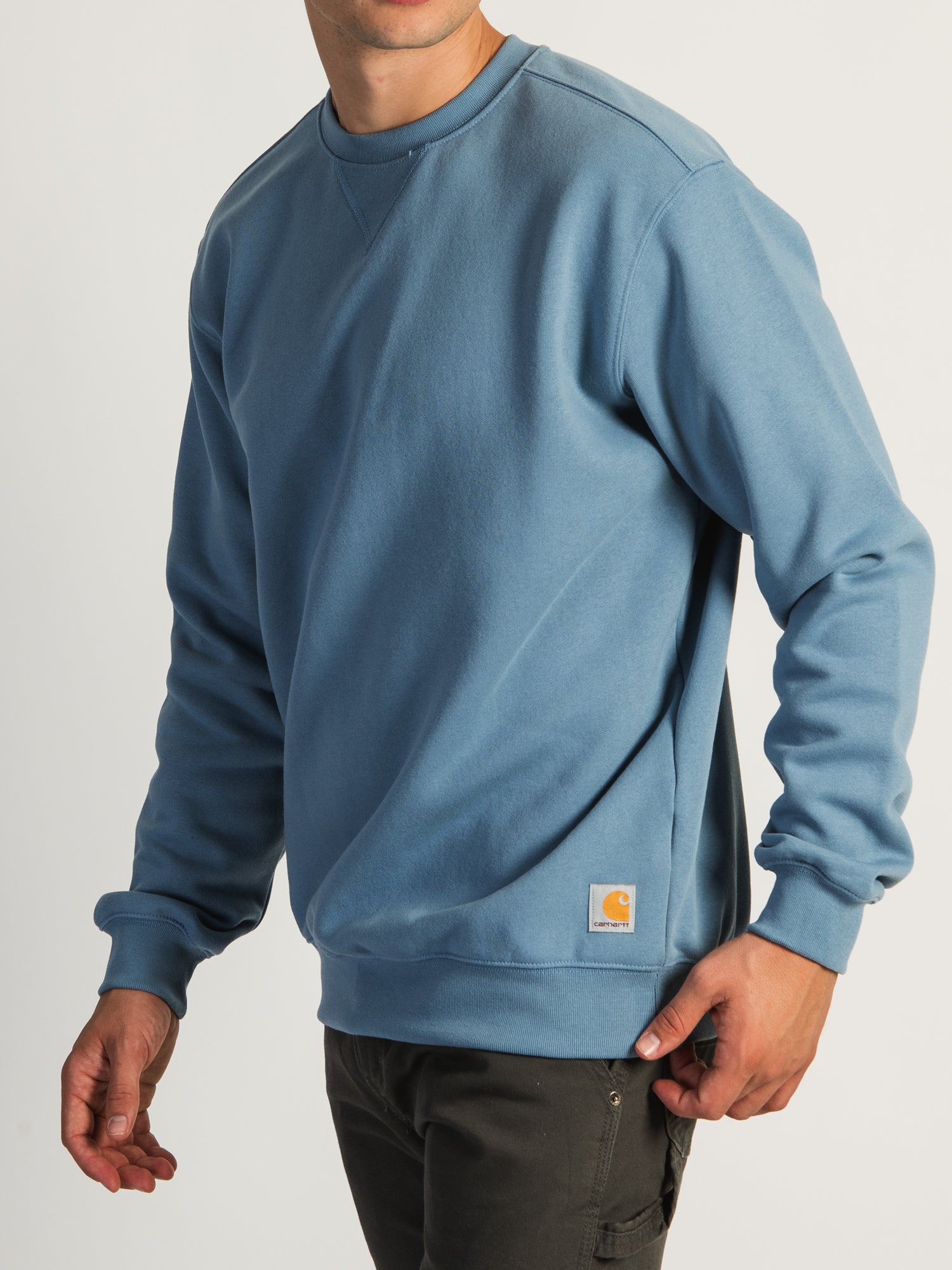 Carhartt Loose Fit Midweight Crewneck Sweatshirt for Men - Comfortable & Durable Workwear - Perfect for Outdoor Activities, Work & Casual Wear