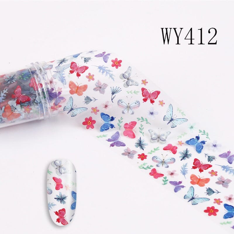 Premium WY Series Heat Transfer Foil Roll for DIY Crafts, T-Shirts & Apparel - Metallic & Holographic Designs for Custom Clothing, Bags & Home Decor Projects