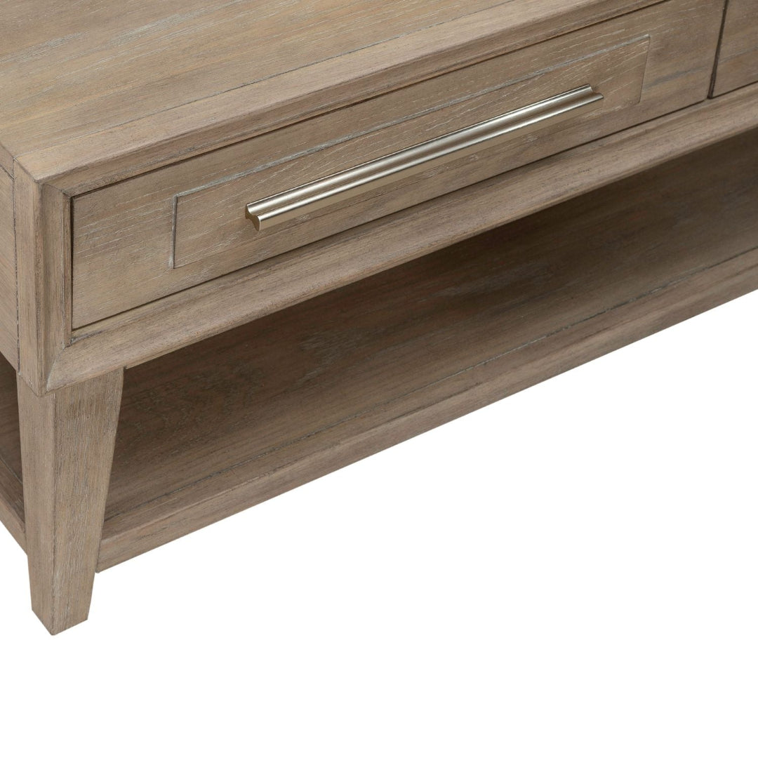 Modern Brentwood Cocktail Table - Stylish Round Coffee Table for Living Room, Lounge & Patio - Perfect for Entertaining Guests & Relaxing with Drinks