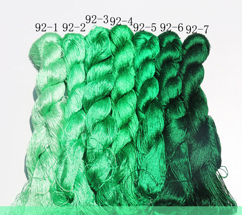 400m Suzhou Embroidery Mulberry Silk Thread (092) - Premium Hand Embroidery Yarn for Needlework, Cross Stitch & DIY Crafts