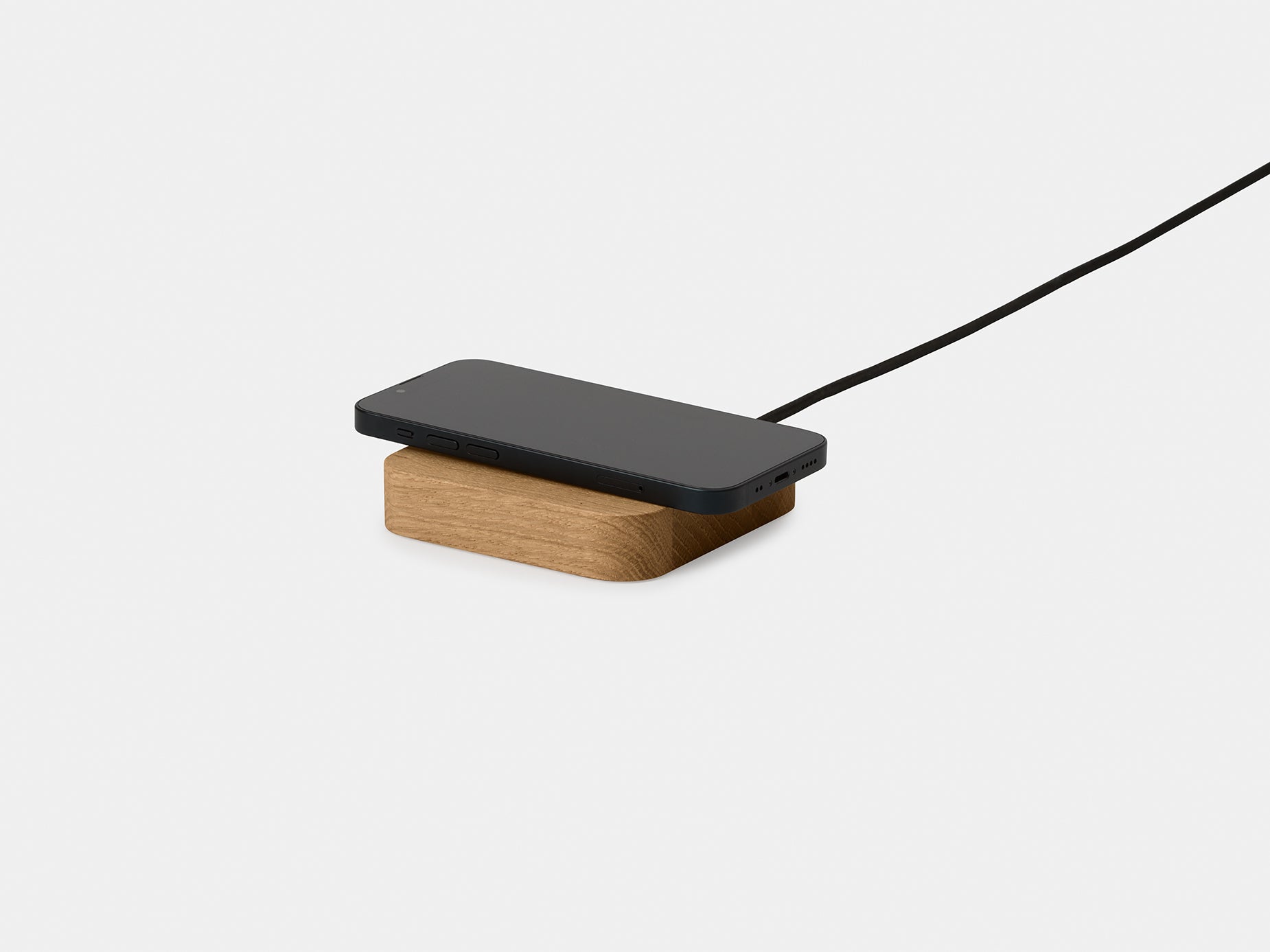 Wireless Charging Pad by OakyBlocks - Fast Qi-Certified Charger for iPhone, Samsung & AirPods - Perfect for Home, Office & Travel