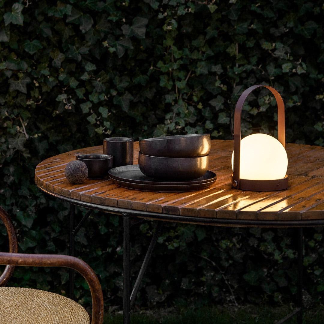 Carrie Rechargeable LED Table Lamp with Built-in Battery - Perfect for Bedroom, Living Room, and Office Lighting