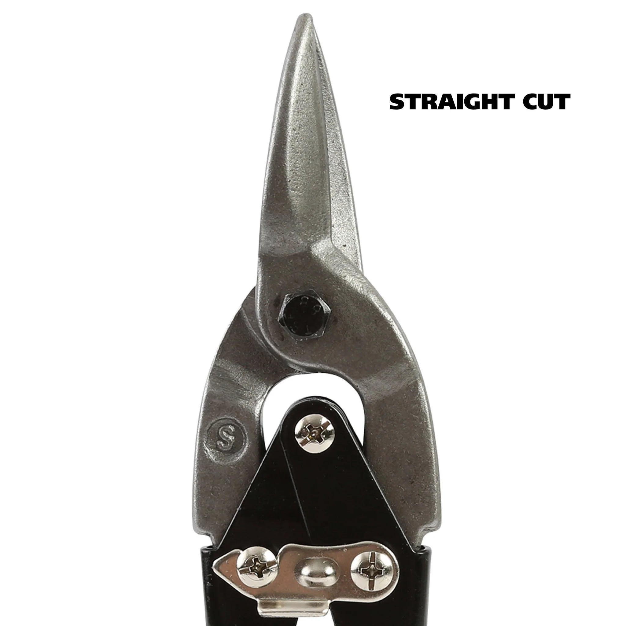 GreatNeck TA10S Straight Cut Aviation Snips - Heavy Duty Metal Cutting Shears for HVAC, Roofing & DIY Projects | Durable Tin Snips for Sheet Metal, Aluminum & More