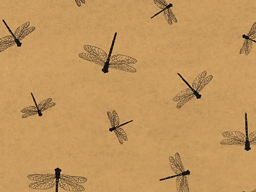 Premium Dragonflies Kraft Tissue Paper - 20