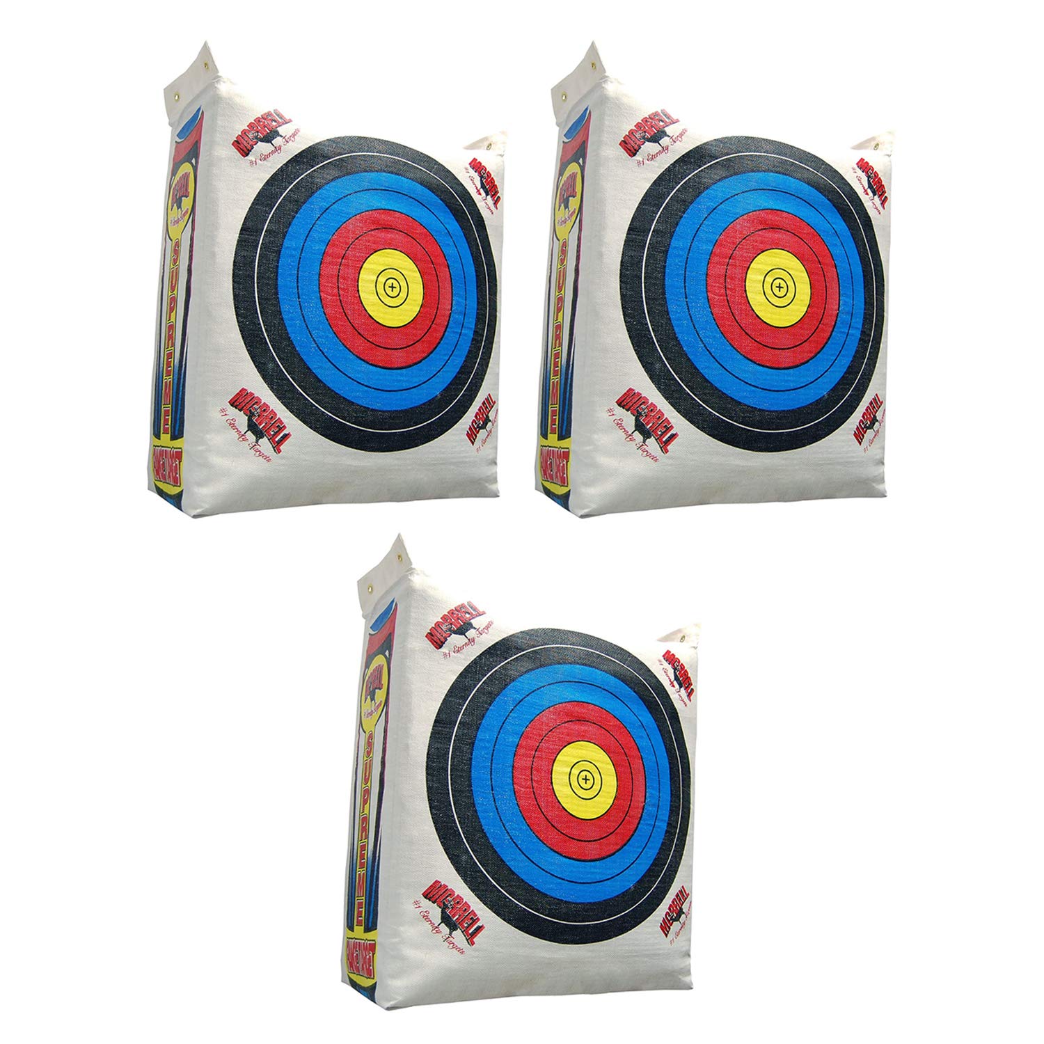 Morrell Weatherproof Supreme Range Archery Bag Target - NASP Field Point Cover with 2 Shooting Sides & 4 Shooting Spots (3 Pack) | Durable Outdoor Practice for Archery Enthusiasts & Competitions