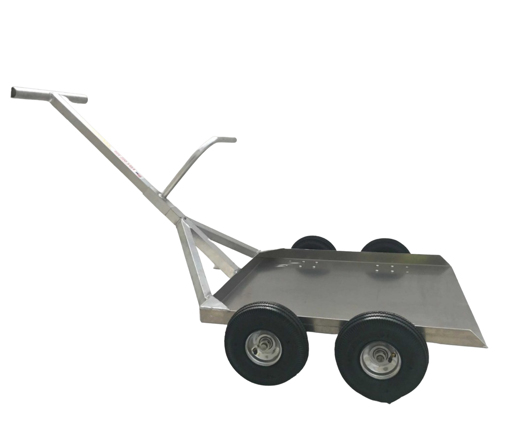 Alumacart BIG BOY 39 Inch Heavy Duty Utility Wagon - 800 LB Capacity All-Terrain Cart for Camping, Gardening, Beach & Outdoor Activities