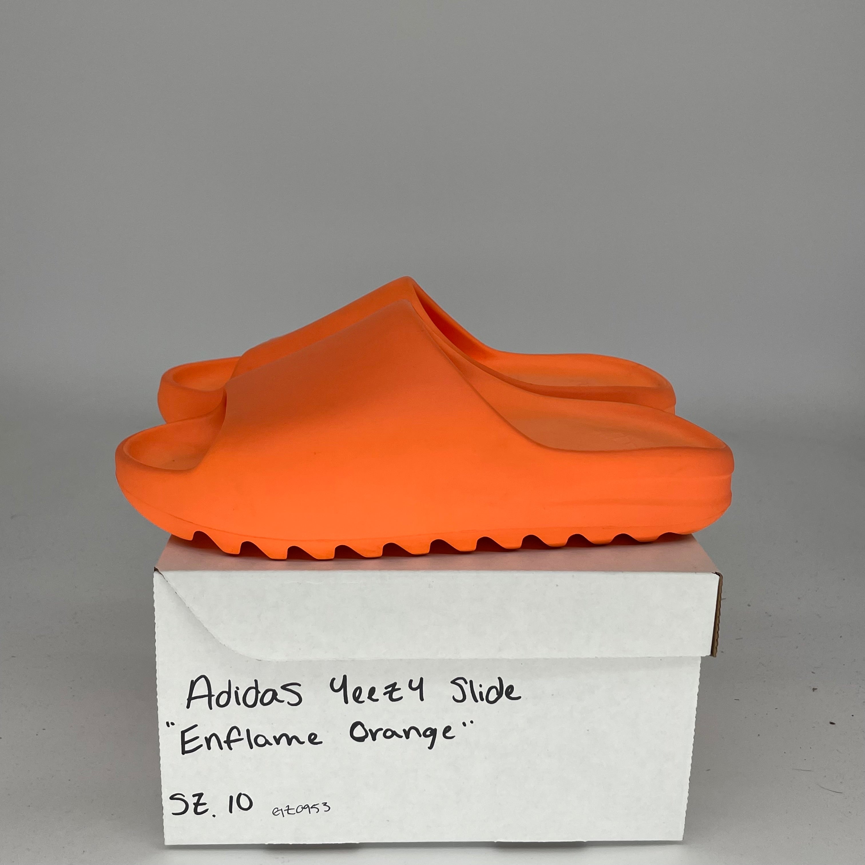 Adidas Yeezy Slide Enflame Orange - Men's Size 10 (GZ0953) | Comfortable Slides for Beach, Pool & Casual Wear