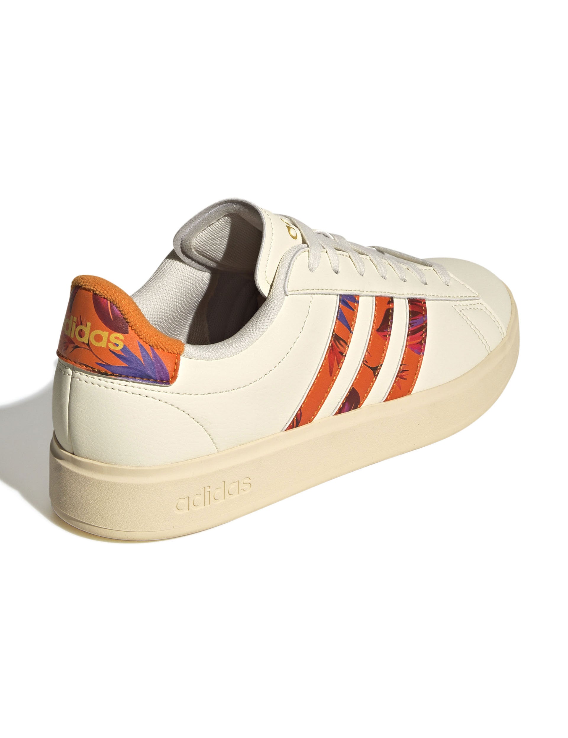 Adidas Grand Court 2.0 Women's Sneakers - Cream White/Warm Vanilla/Gold Metallic - Comfortable Casual Shoes for Walking, Work & Everyday Wear