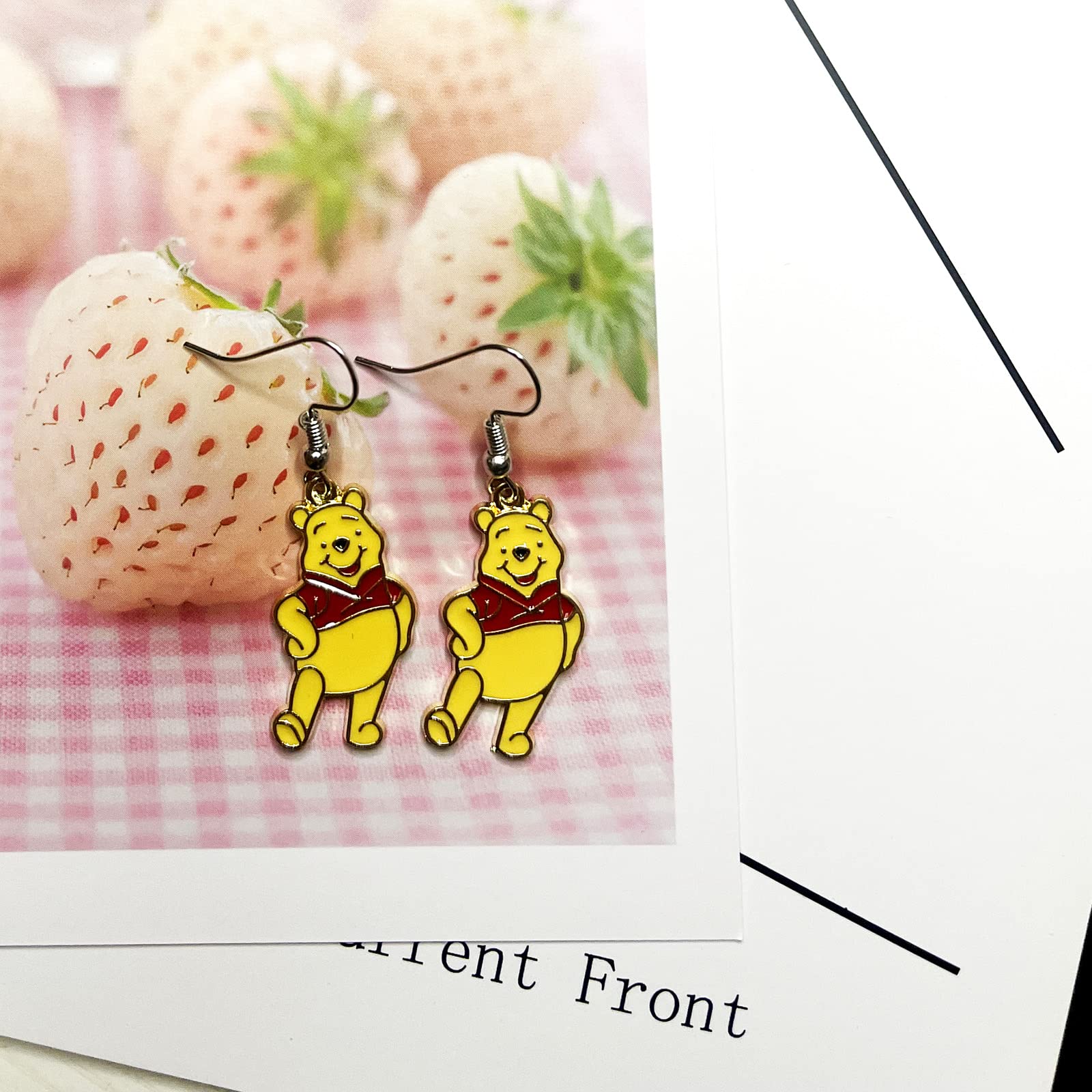Stylish Cartoon Stud Earrings for Women - Hypoallergenic Metal Ear Studs - Perfect for Casual Wear, Parties & Gifts