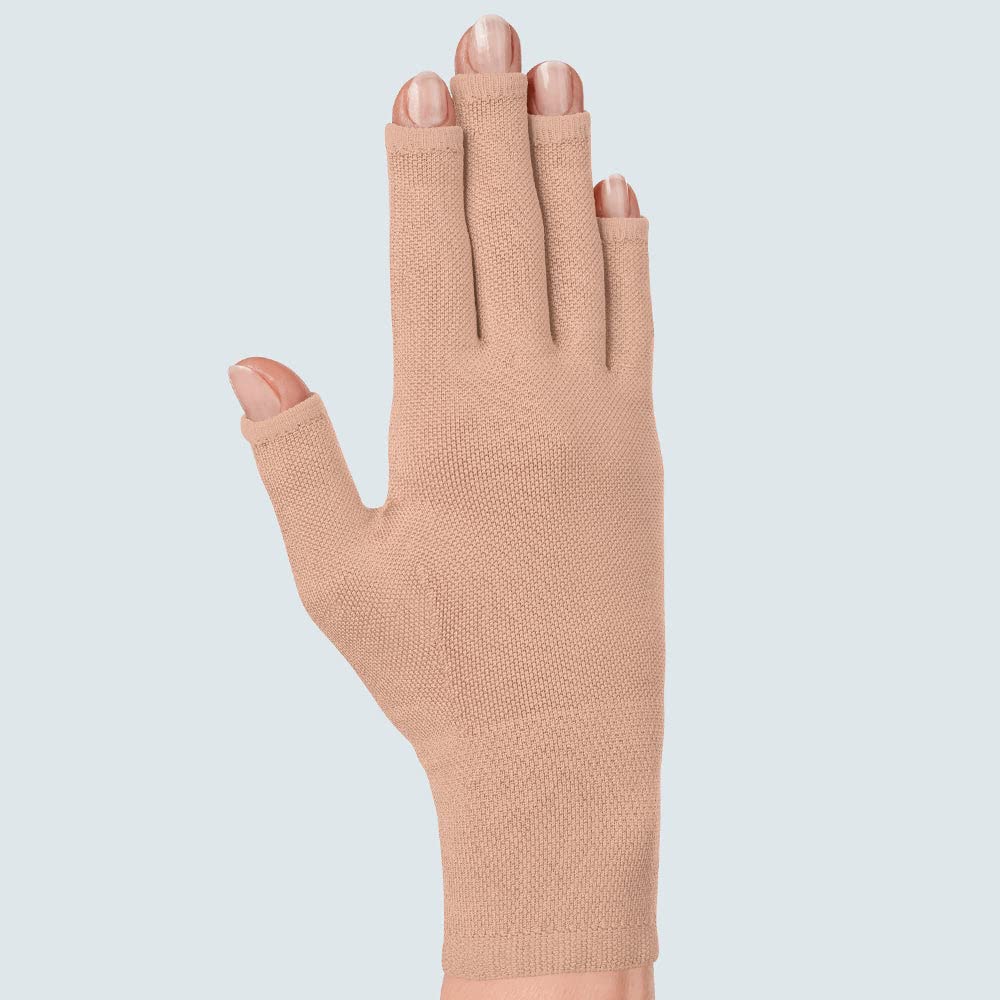 Mediven Harmony Seamless Compression Glove 30-40 mmHg (Sand-6) - Arthritis & Carpal Tunnel Relief - Ideal for Typing, Driving & Daily Activities