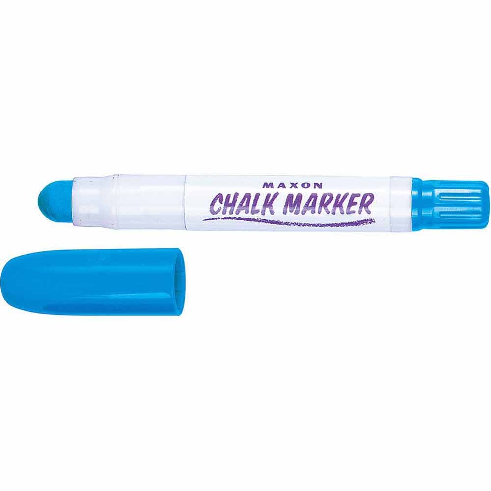 Holbein Chalk Marker - Monochromatic 12 Luminous Blue Set - Non-Toxic, Vibrant, Reversible Tips - Perfect for Restaurants, Cafes, Blackboards, and DIY Craft Projects