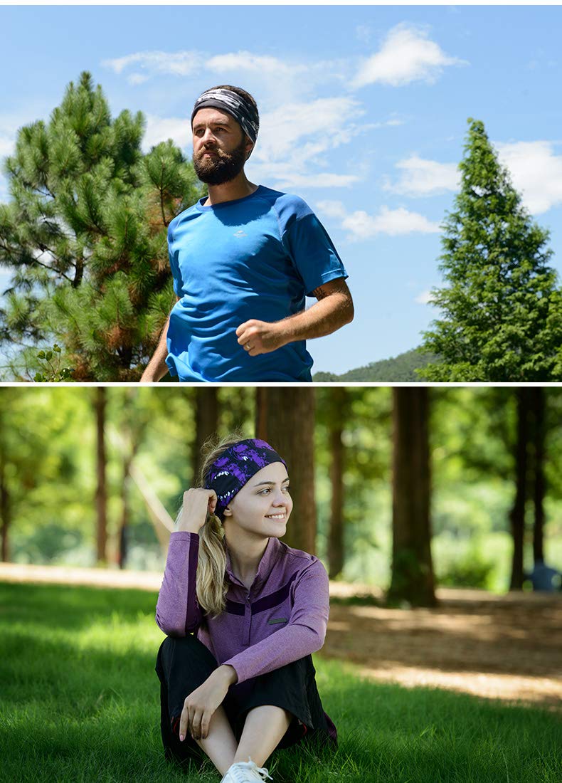 Zupro Unisex Headband & Neck Gaiter - Sun Protection Face Mask, Bandana, Sports Scarf for Running, Cycling, Yoga - Perfect for Outdoor Activities & Workouts