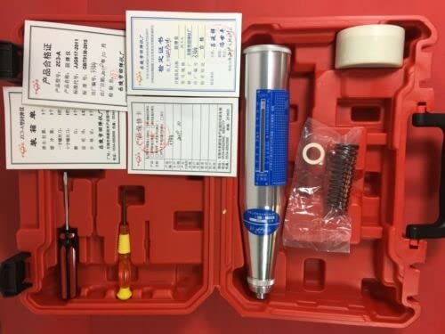Portable Concrete Rebound Hammer Tester - Digital NDT Resiliometer Schmidt Hammer for Concrete Strength Testing | Perfect for Construction Sites, Bridge Inspections & Building Maintenance