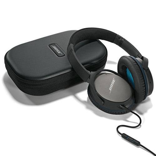 Bose QuietComfort 25 Noise Cancelling Headphones for Android - Wireless Bluetooth Over-Ear Headset with Microphone, Black | Perfect for Travel, Work & Music Lovers