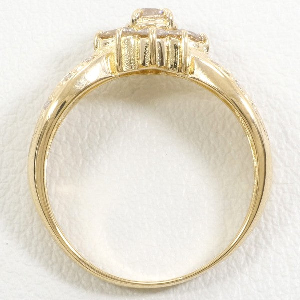 18K Yellow Gold Diamond Ring for Women - Elegant Solitaire Engagement & Wedding Band - Perfect for Proposals, Anniversaries, and Special Occasions