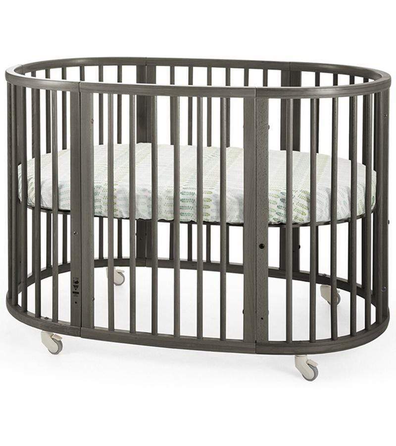 Stokke Sleepi Baby Crib - Convertible Wooden Crib for Newborn to Toddler - Modern Nursery Furniture for Bedroom - Perfect for Small Spaces & Co-Sleeping
