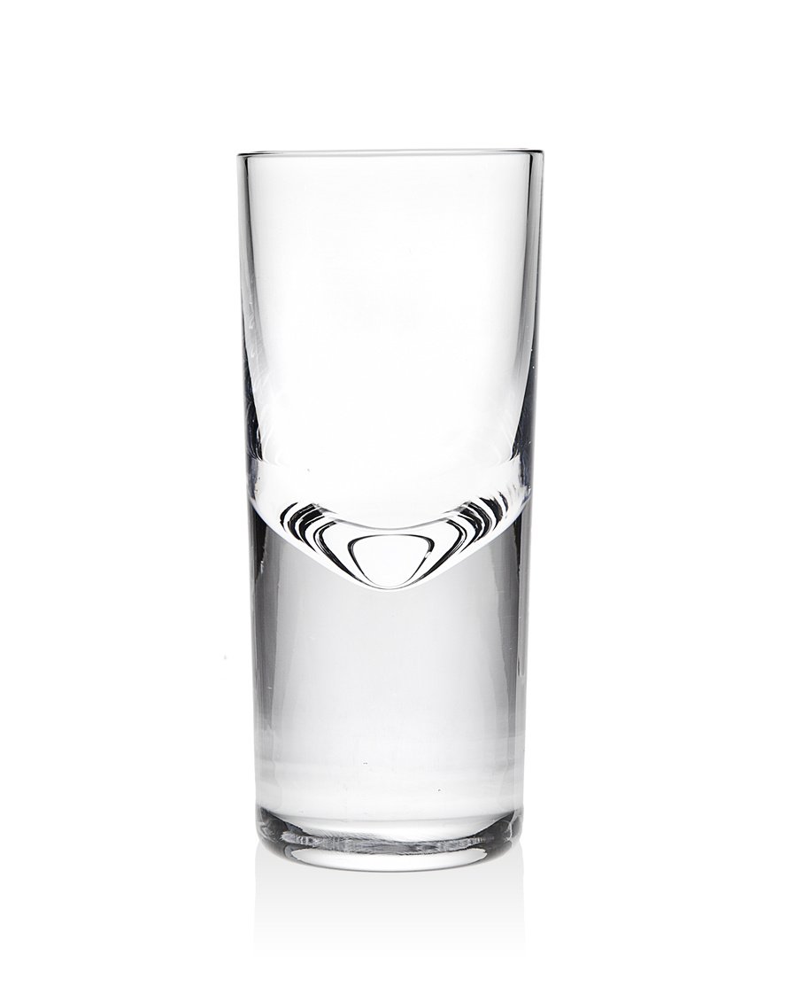 Godinger Silver Art Donovan Set of 4 Shot Glasses - Elegant Whiskey Glasses for Parties, Gifts & Home Bar Decor