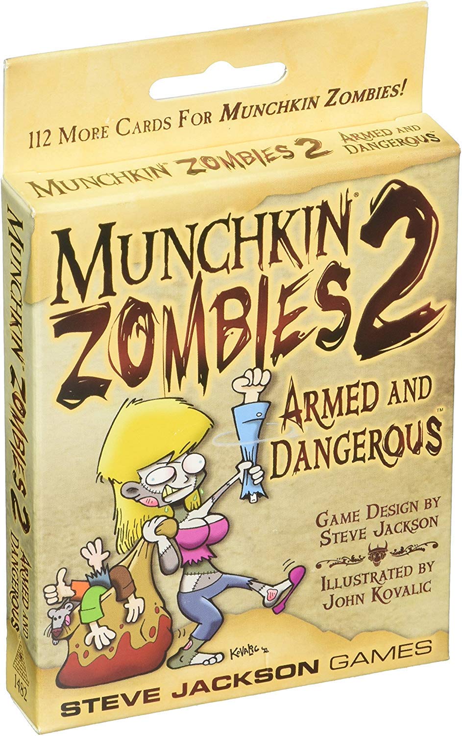 Munchkin Zombies 2 - Armed and Dangerous Board Game | Fun Card Game for Adults & Teens | Perfect for Game Nights, Parties & Family Gatherings
