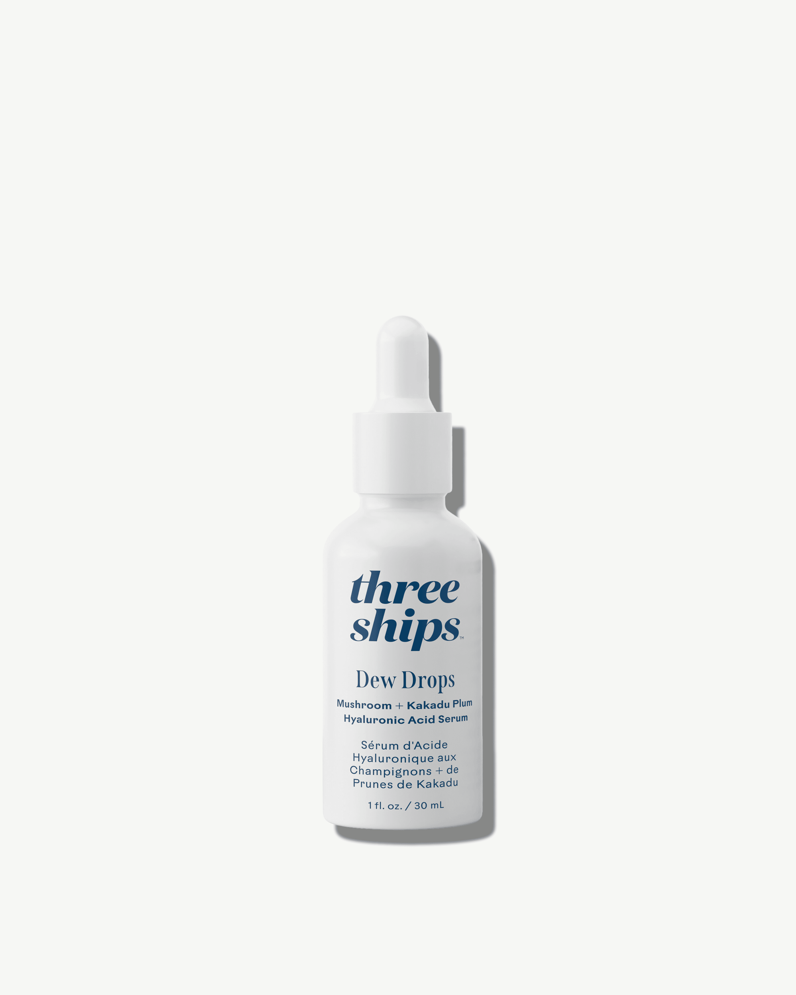 Dew Drops Mushroom Hyaluronic Acid + Vitamin C Serum for Face - Hydrating & Brightening Anti-Aging Facial Treatment - Perfect for Dry Skin & Nighttime Skincare Routine