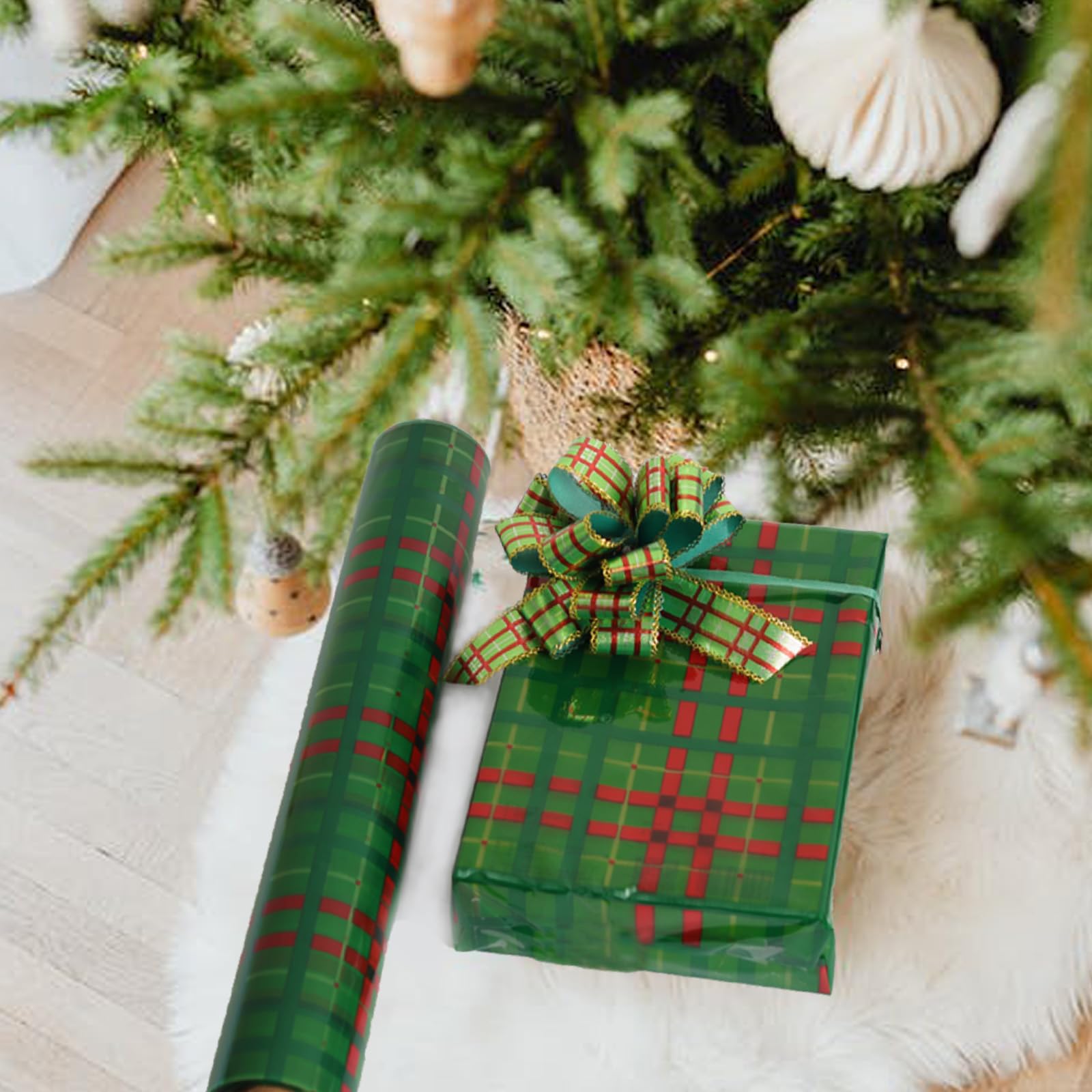 CMFYHM Christmas Cellophane Wrap Roll (34