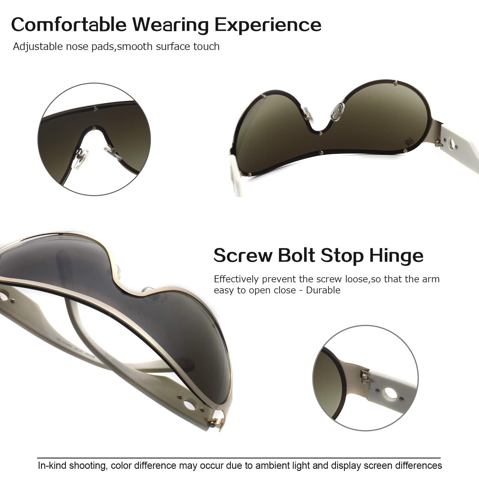UV Protection Fashion Motorcycle Sunglasses for Men & Women - Stylish Wrap Design for Riding, Driving, and Outdoor Activities