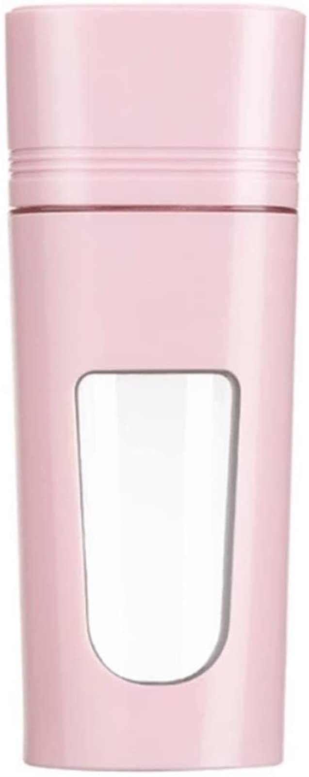 Portable USB Rechargeable Personal Blender - 350ml Mini Smoothie Maker for Fruits, Juice & Milk Shakes | Compact Travel Blender for Gym, Office & Home Use (Pink)