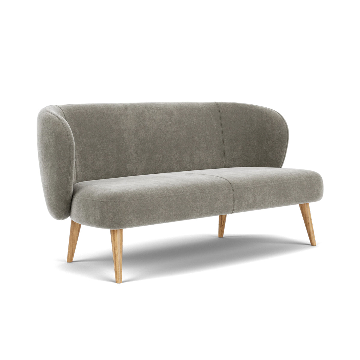 Kathleen Fabric 2 Seater Sofa - Modern Living Room Furniture for Small Spaces | Perfect for Apartments, Condos & Cozy Homes