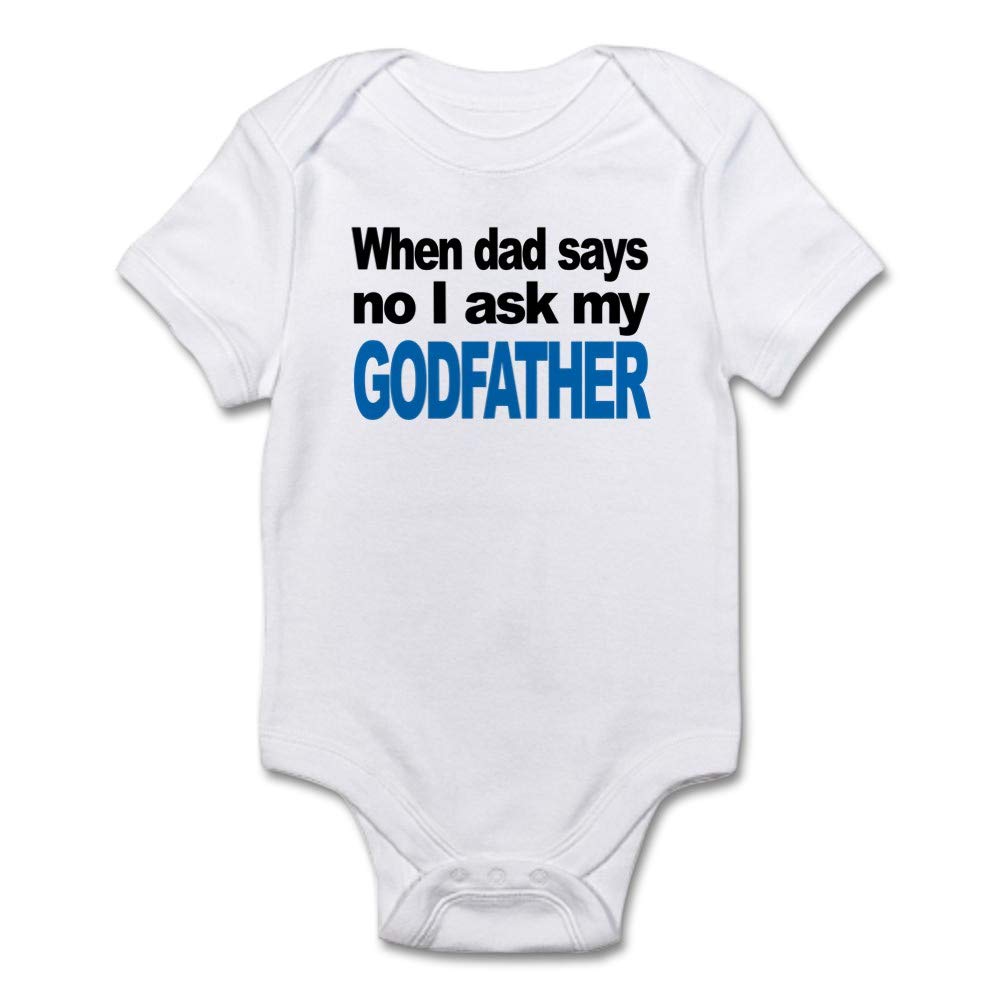 Godfather Baby Bodysuit - Cute I Ask My Godfather Outfit for Infants & Toddlers | Perfect for Baptism, Family Photos & Special Occasions
