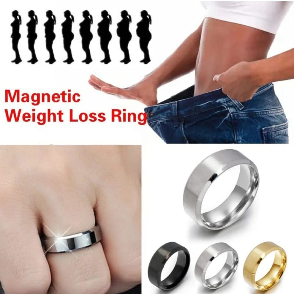 ANTWAX Fashion Jewelry 2023 Slimming Magnetic Therapy Ring - Crystal Stainless Steel Weight Loss Rings for Women | Perfect for Wellness, Healing & Everyday Wear