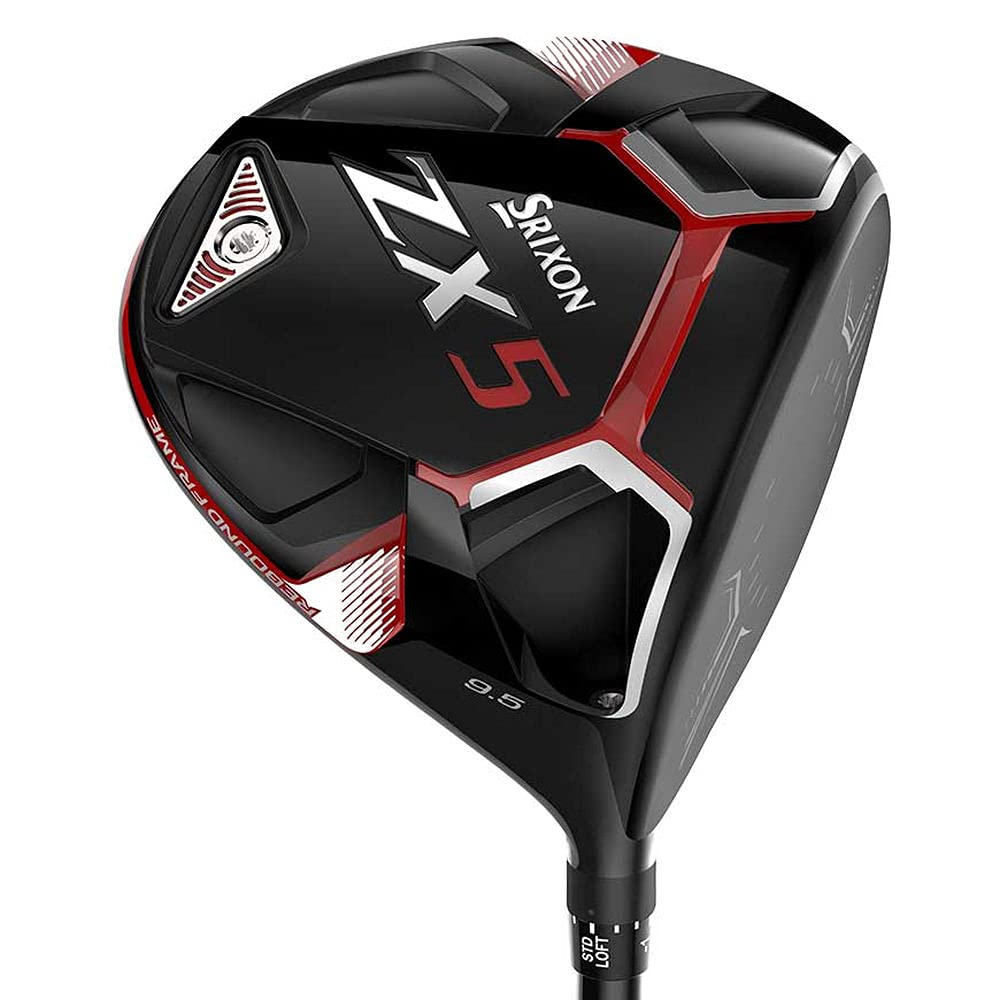 Srixon ZX5 Left Handed Golf Driver for Men - Premium LH Golf Club with High Launch & Forgiveness | Perfect for Long Distance Shots on Fairways & Driving Range Practice