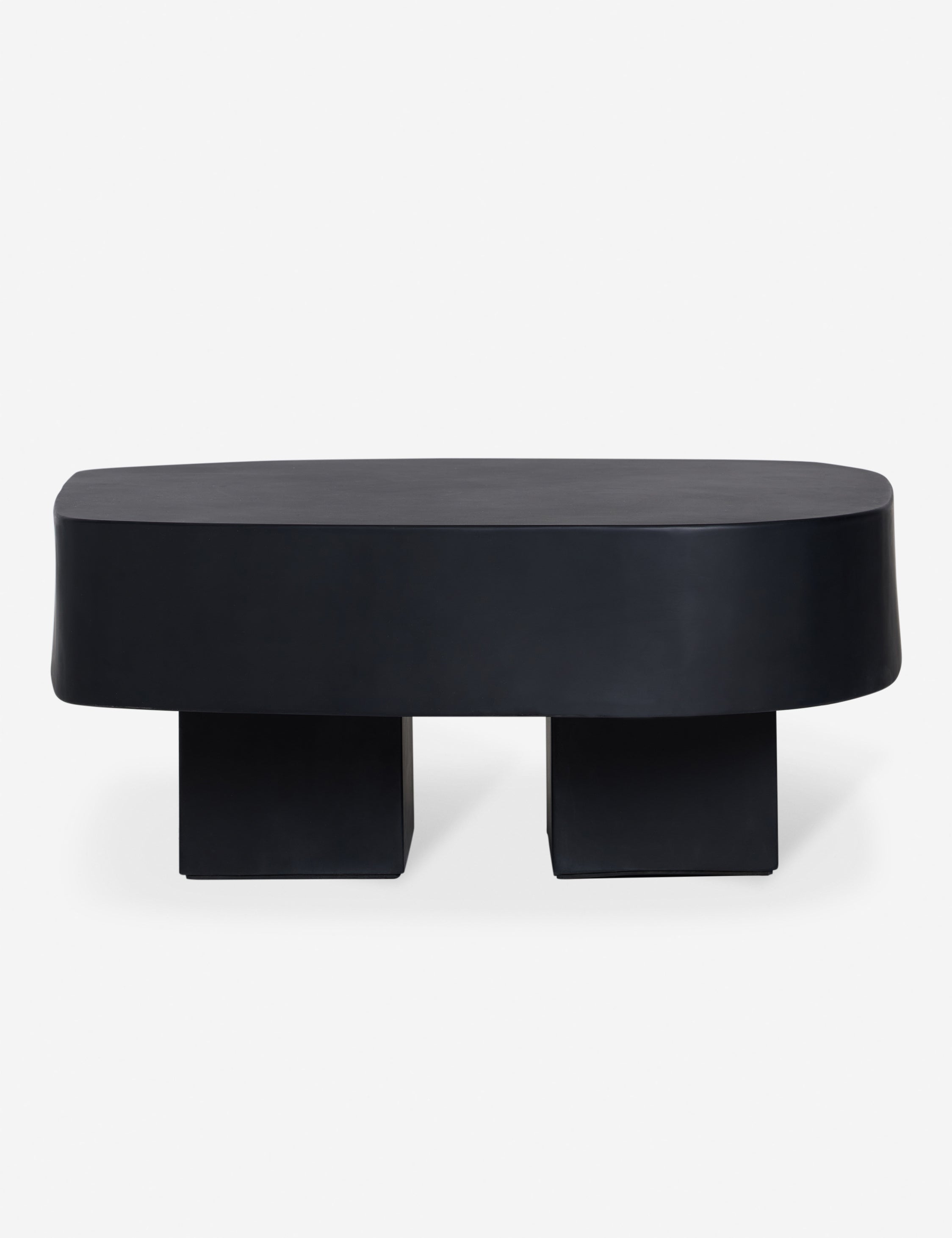 Sarah Sherman Samuel Round Coffee Table - Indoor & Outdoor Modern Accent Table for Living Room, Patio, or Garden Decor