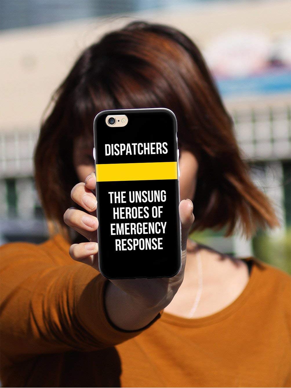 Inspired Cases - iPhone 8 Case with 3D Textured Protection | Shockproof & Durable Cover for Apple iPhone 8 | Perfect for First Responders, Dispatchers & Emergency Workers