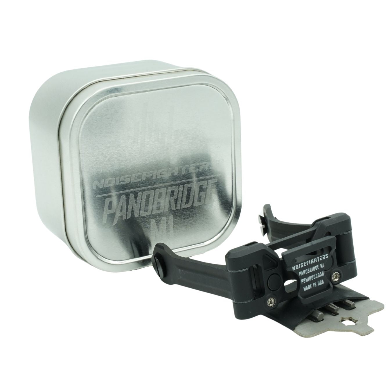 Noisefighters Panobridge M1 - Lightweight Dual NVG Mount for Dovetail Style Night Vision Goggles | Tactical, Military & Outdoor Use
