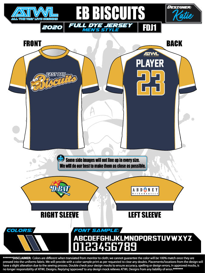East Bay Spring 2020 Baseball Jerseys - Custom Team Uniforms for Youth & Adult Baseball Leagues - Perfect for Games, Practices & Tournaments