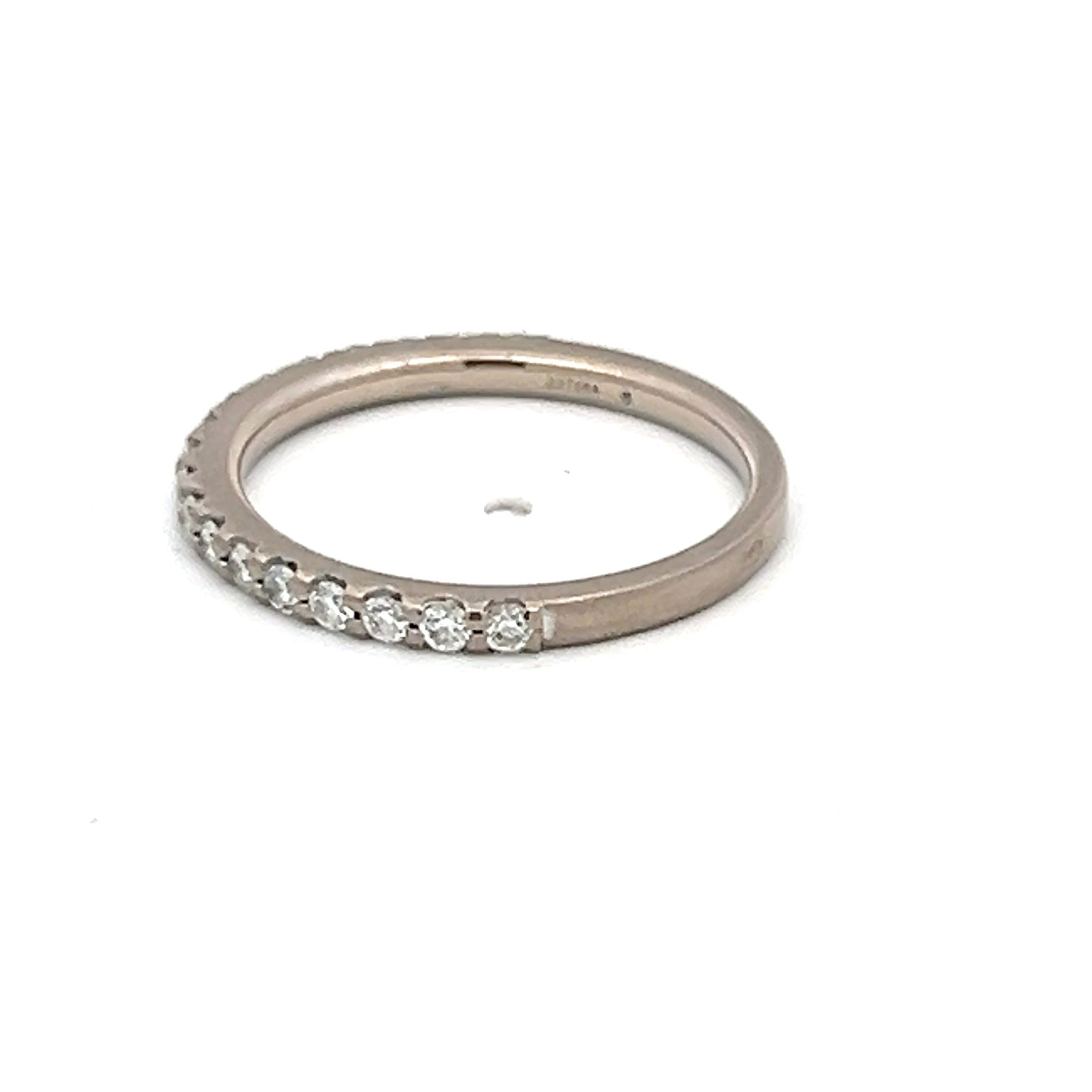 0.36 Carat Round Brilliant H VS1 Diamond Engagement Ring - 14K White Gold Wedding Band for Women - Perfect for Proposals, Anniversaries & Bridal Jewelry